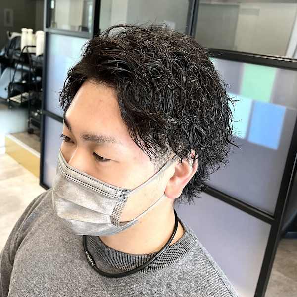 ツーブロックツイストスパイラル