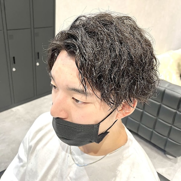 前髪立ち上げツイストスパイラル