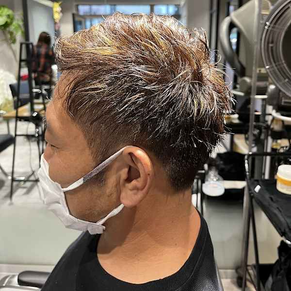 ツーブロック刈り上げハイライト【メンズ】【覚王山】【本山】