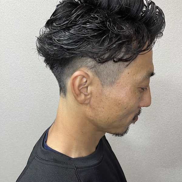 メンズ刈り上げパーマ