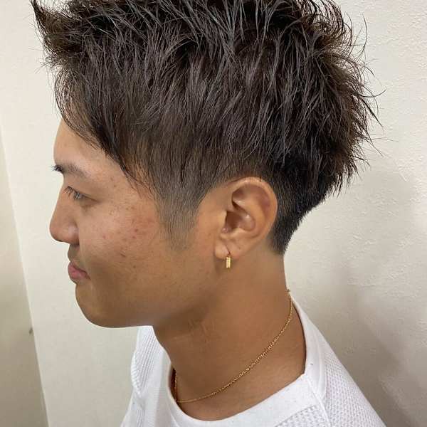 2ブロ刈り上げスタイル