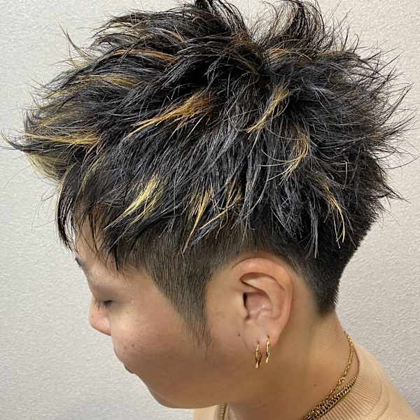 ハイライトツーブロック