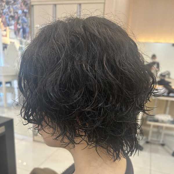 ウルフヘアとパーマの相性抜群です!
