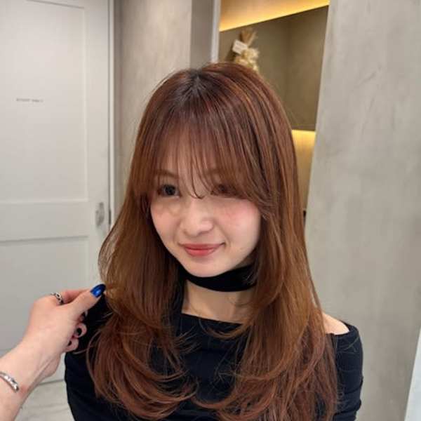 レイヤー 顔まわりカット