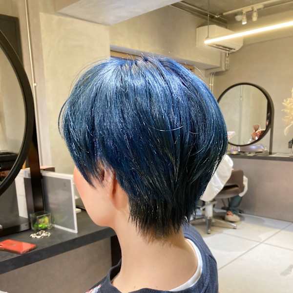 コバルトブルー×ショート