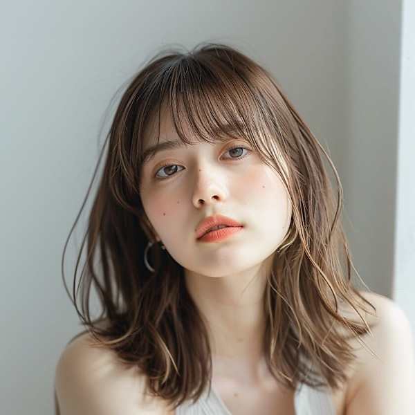 【Luana難波】ローレイヤー×外はね×ベージュ|Luana hair＆treatment