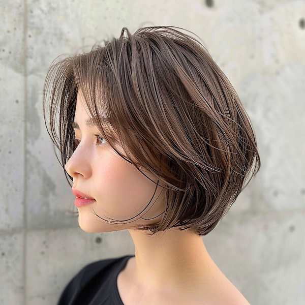 【Luana】大人ニュアンスショートボブ×ショコラブラウン