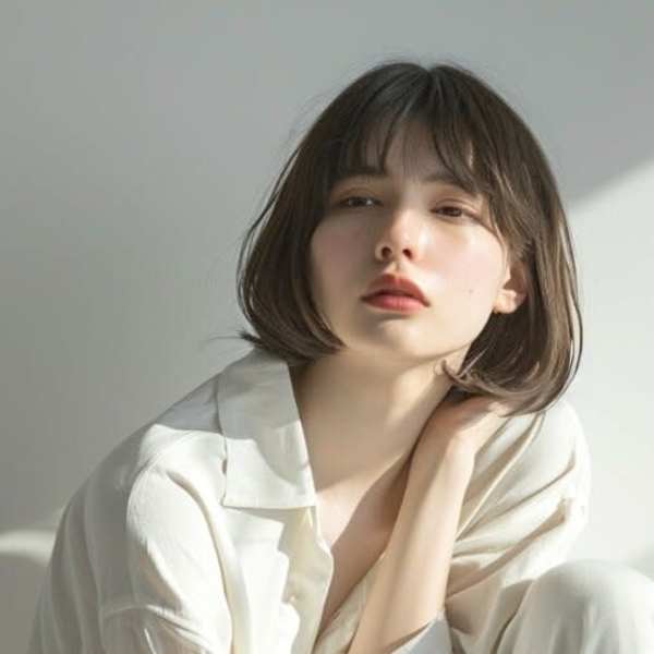 【Luana難波】大人ニュアンスボブ×シアーグレージュ|Luana hair&treatment