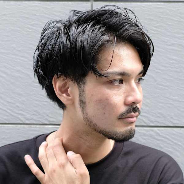 小顔美髪シアーカラーカールショートセミディ姫カット | INCEPTION GINZA 銀座(インセプション)のヘアスタイル | 美容院・美容