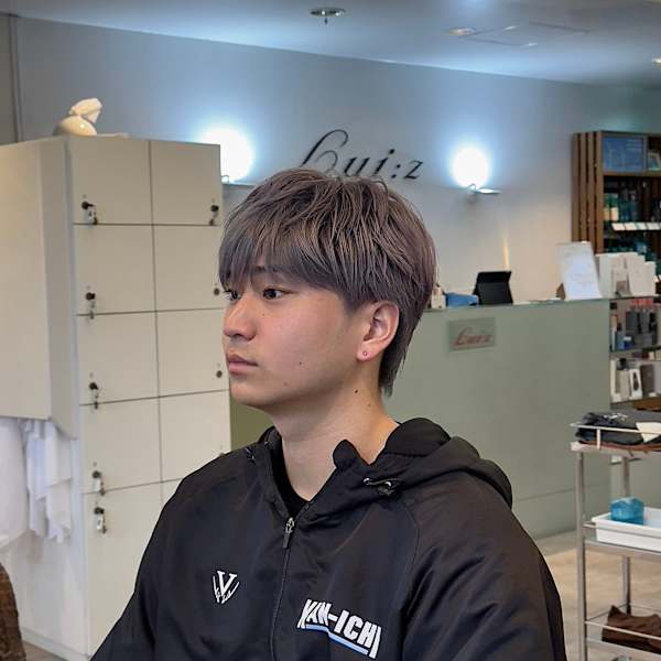 イメージチェンジ グレージュミルクティー&マッシュウルフ