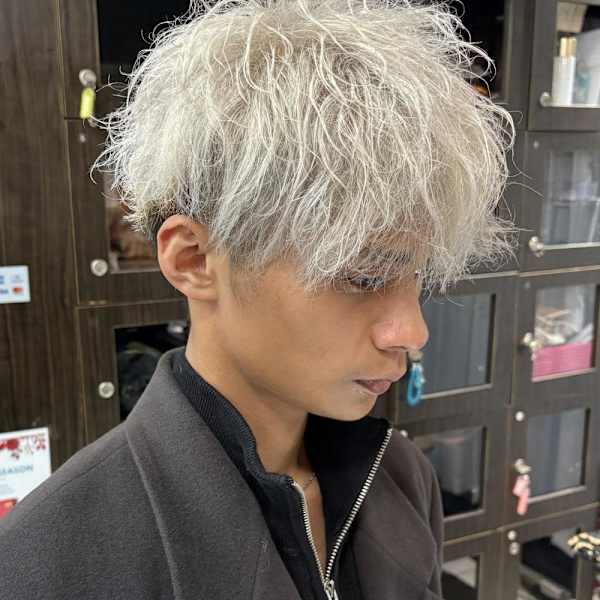 メンズ/ホワイト/刈り上げ/ハイトーン錦糸町北口|prize 錦糸町店