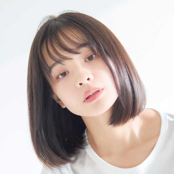 【La fith】暗髪カラー×シースルーバング|La fith hair lino 三宮店