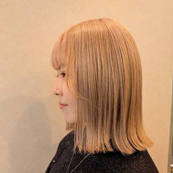 ミルクティーブロンド×外ハネボブ