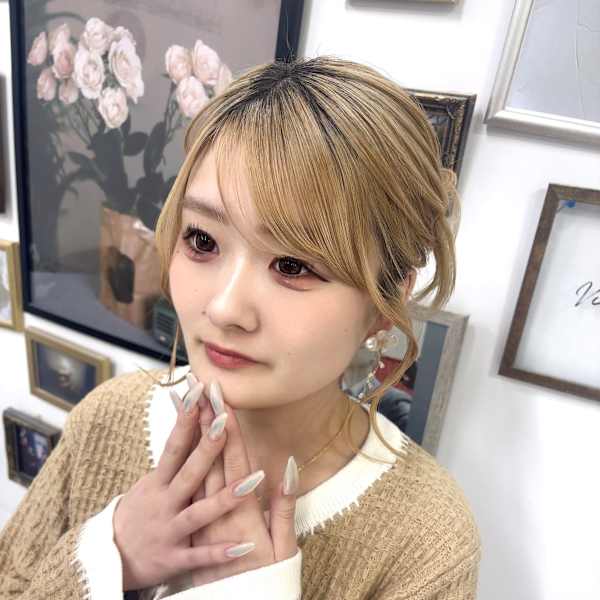 個性派カチモリツインアップ☆