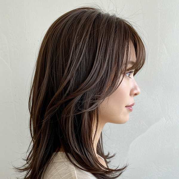 30代40代50代コテ巻きワンカールで仕上げる大人レイヤー