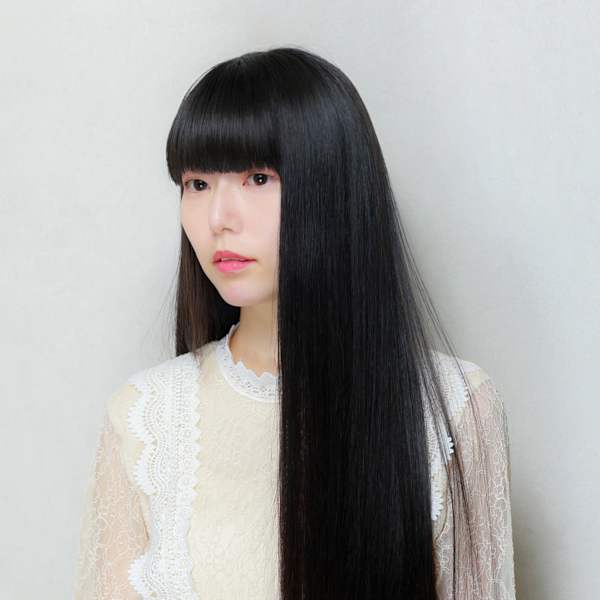 黒髪スーパーロング