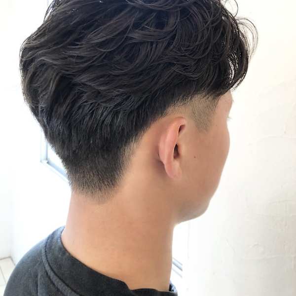 メンズ フェザーパーマ