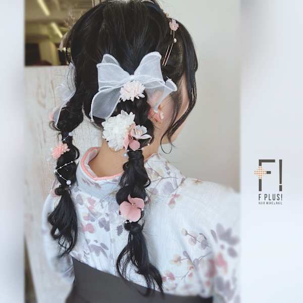 hairmake&nail F PLUS!× 袴ヘア