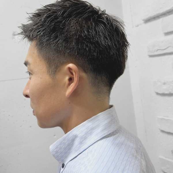 刈り上げツーブロックビジネスベリーショートフェード/池袋|bilancia