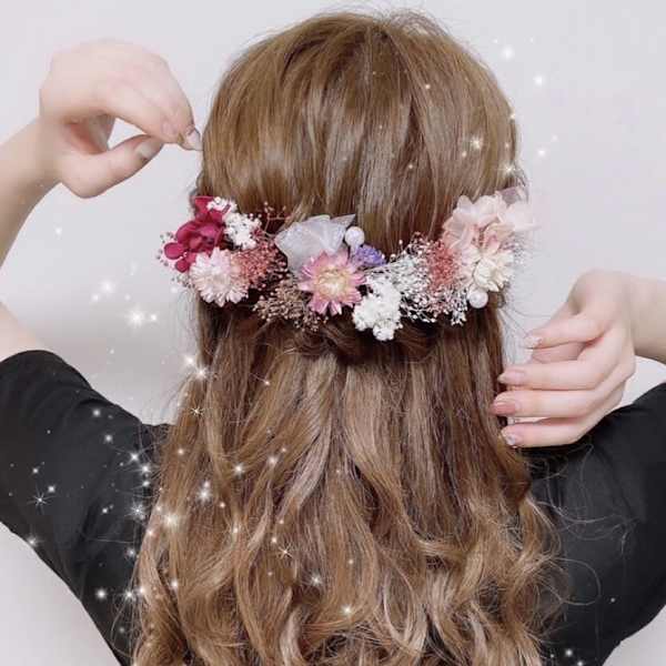 ハーフアップ♪