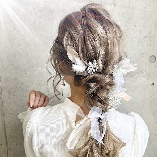 編みおろしポニー♪