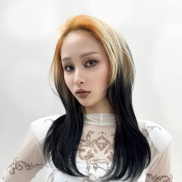 ルーツカラー　デザインカラー　ハイトーン　表参道/原宿