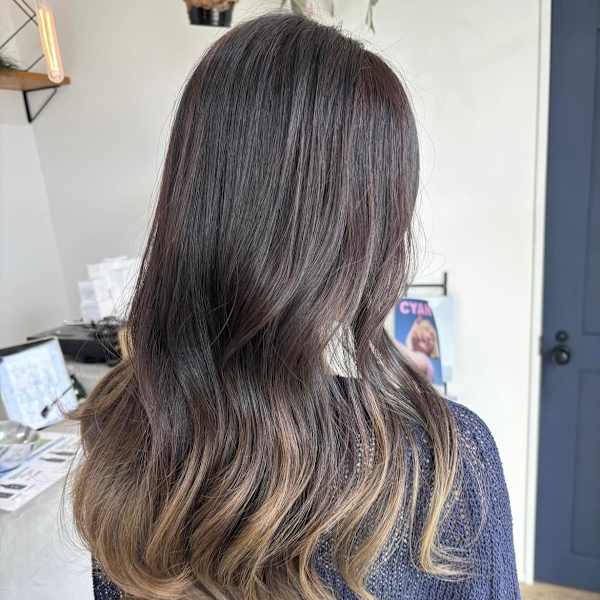 デザインカラーグラデーション髪質改善トリートメント|ARBRE hair&make