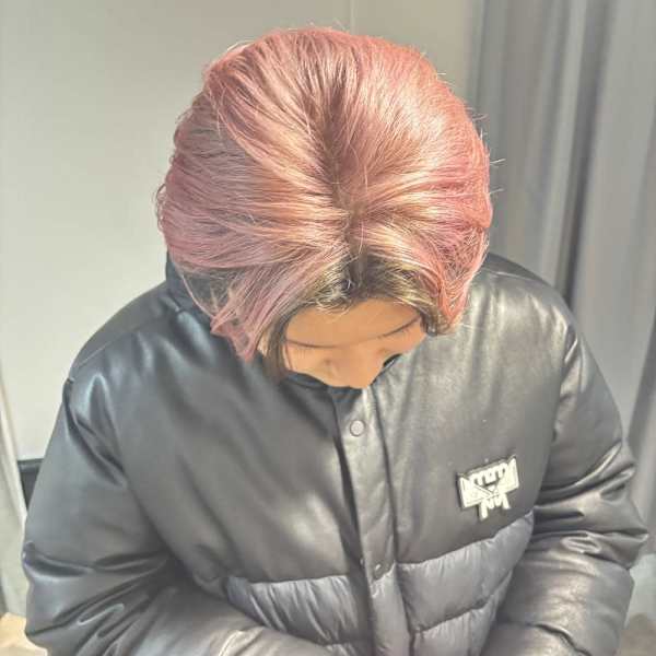 デザインカラー/レイヤーカット/ウルフカット/ハイライト