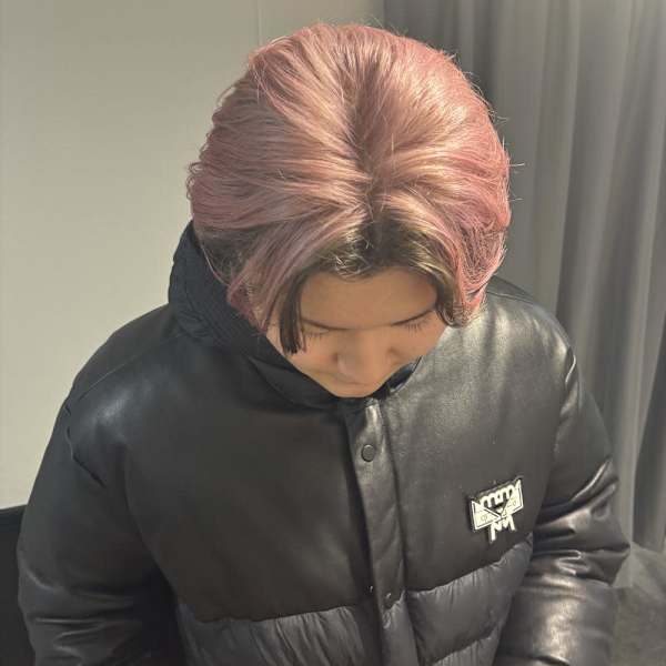 前髪デザインカラー/ハイトーンカラー/インナーカラー/中華街