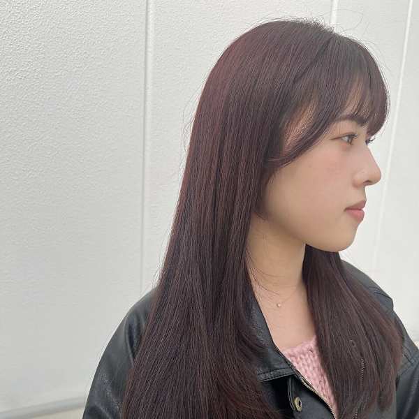 『ROW町田』ワインレッド艶髪×レイヤー