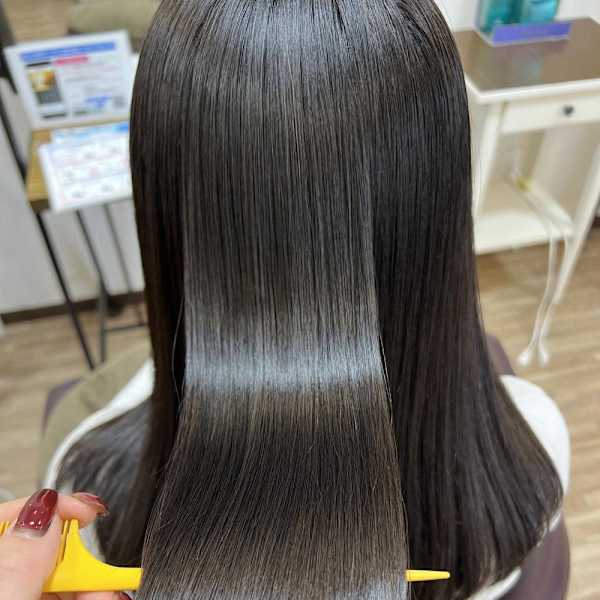 セミロング/縮毛矯正