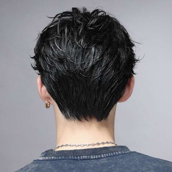 トレンドおしゃれ感MAXシースルーフェザーショート