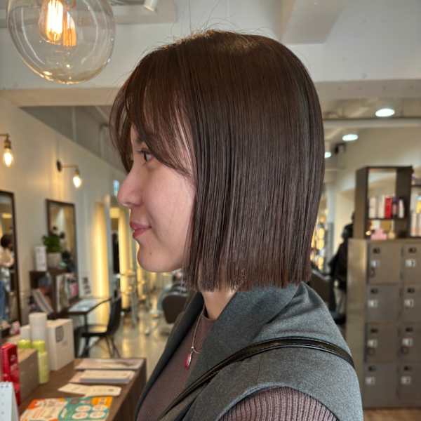 あごラインボブ