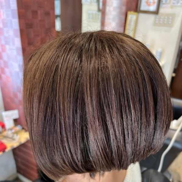 襟足スッキリボブスタイル