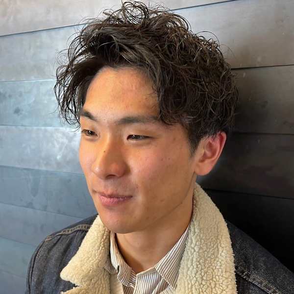 ツイスパ ツーブロック アップバング サイドパート