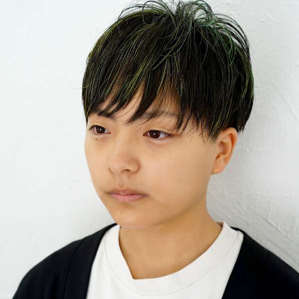 ツーブロック ショートヘア