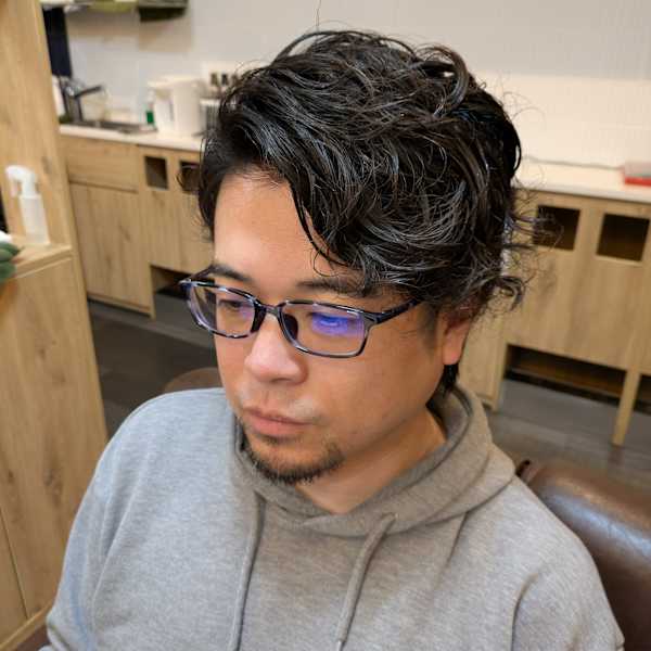 ウルフ×パーマスタイル|ヘアサロン大野 Barbier店