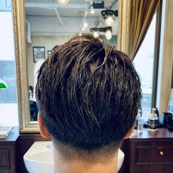 【30代 男性】ロンドンミディアムツーブロ（大宮/バーバー）