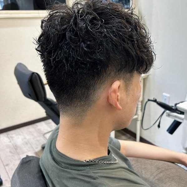 【ジュレベール 汲田】えりあし高めメンズパーマスタイル