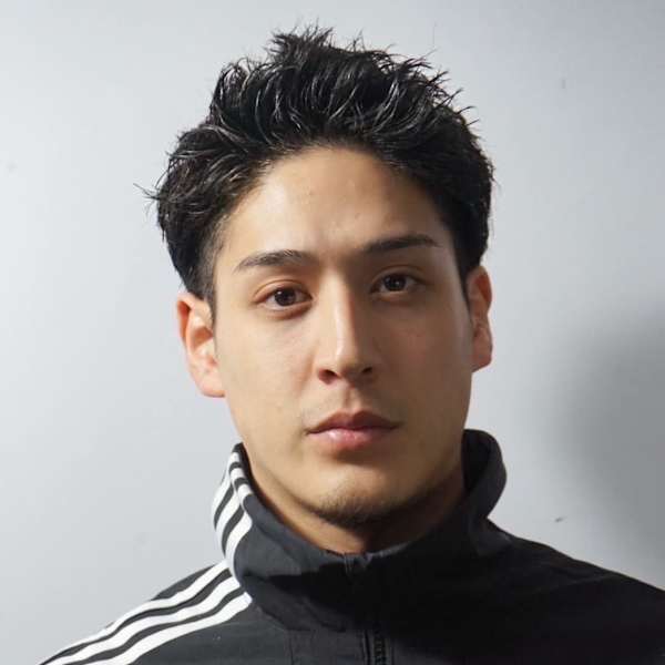 ソフトツイストアップバング