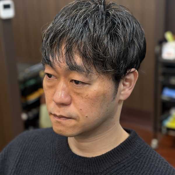 メンズパーマ/メンズカット/銀座/有楽町/縮毛矯正＜理容室＞