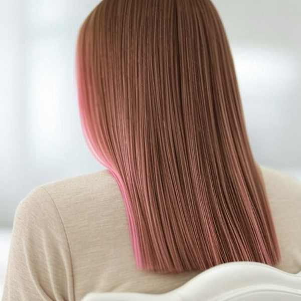 レッドカラー/ケアカラー/髪質改善カラー/艶と透明感