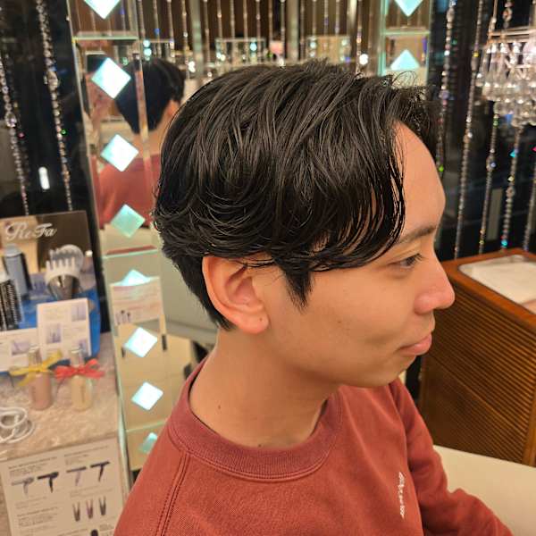 センターパートフェザーパーマ!|tip・top目白店