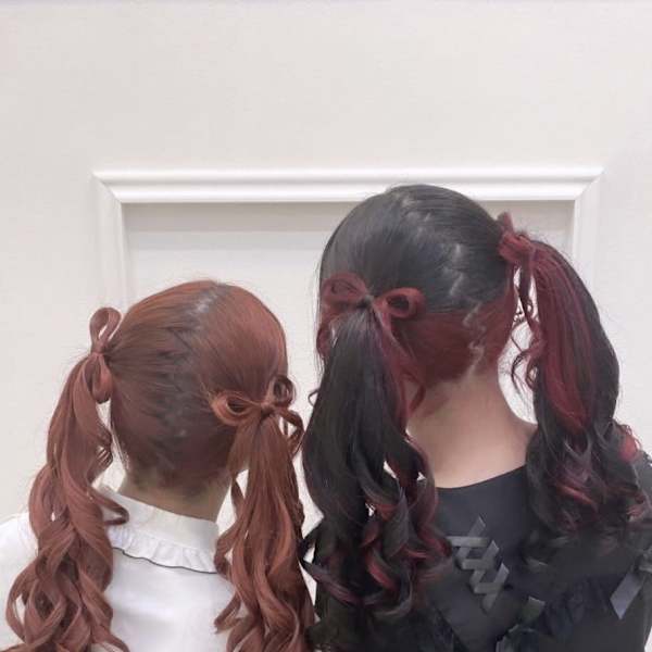 ハートが可愛いツインテール♪