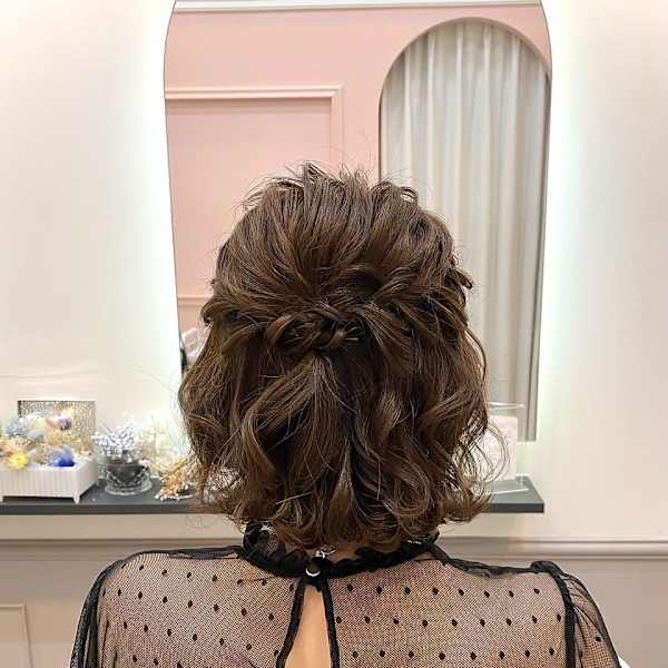 短くてもできるヘアアレンジ♪
