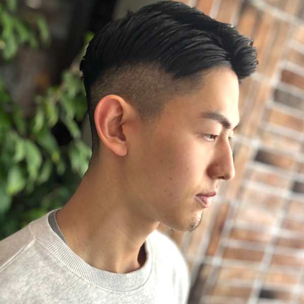 ツーブロバーバーパートスタイル|Grooming＆Hair Salon SKY 南口店