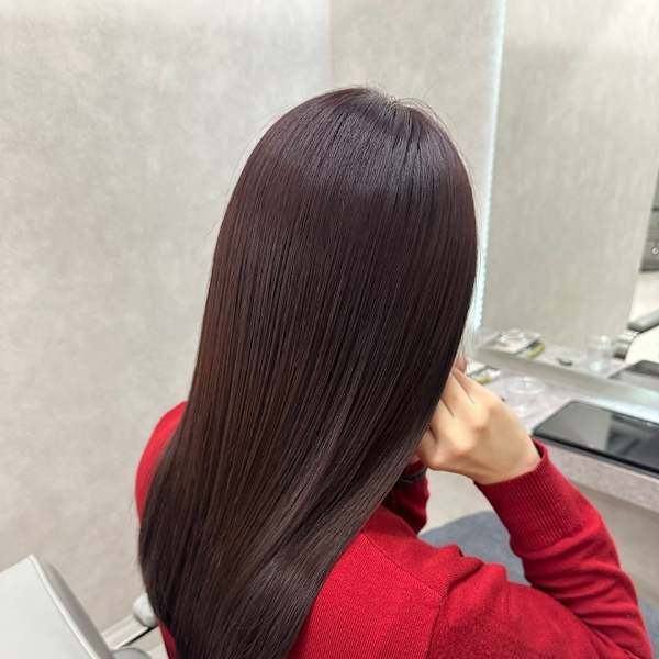 美髪髪質改善トリートメント/似合わせカット/フェミニンロング