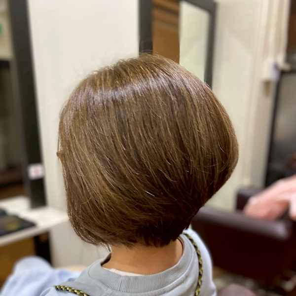 美髪ストレート矯正カラー