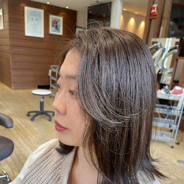 大人可愛いミディアムスタイル