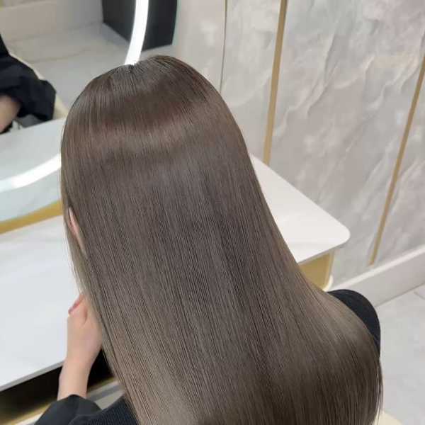 【大人艶カラー♪】premium髪質改善×オリーブベージュ|髪質改善Hailey